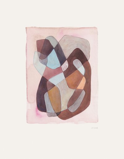 Formas orgánicas en tonos apagados de Catalina Somolinos