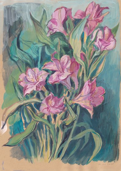 Flores de un rosa intenso de Catalina Somolinos