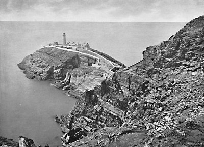 Faro de South Stack, Holyhead, c. 1896 de Catherall and Pritchard