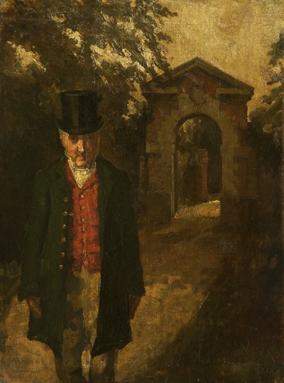 Paul, el Portero en Tabley Hall (James Hall, Portero en Tabley por 40 Años) de Catherine Barbara Southeby