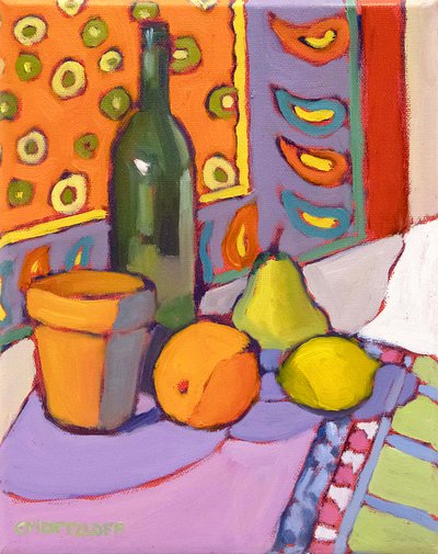 Planting Seeds of Wonder, 2024 (óleo sobre lienzo) de Catherine J Martzloff