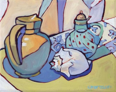 Susurros del mar, 2024 (Óleo sobre lienzo) de Catherine J Martzloff