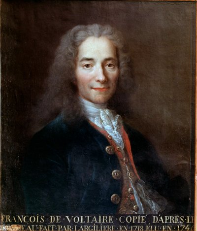 Retrato de Voltaire de Catherine Lusurier