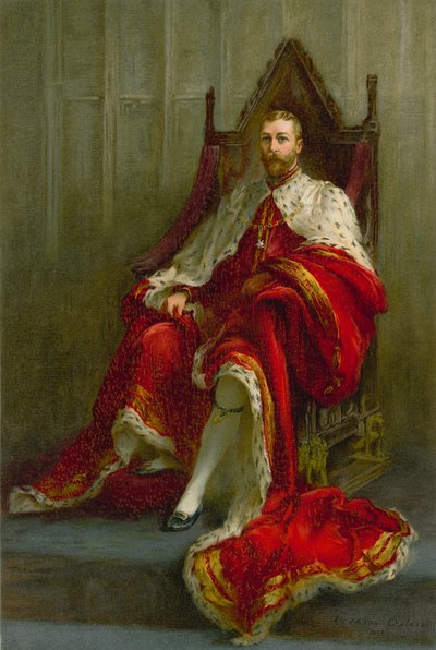 Rey Jorge V, en el año de su coronación de Catherine Ouless