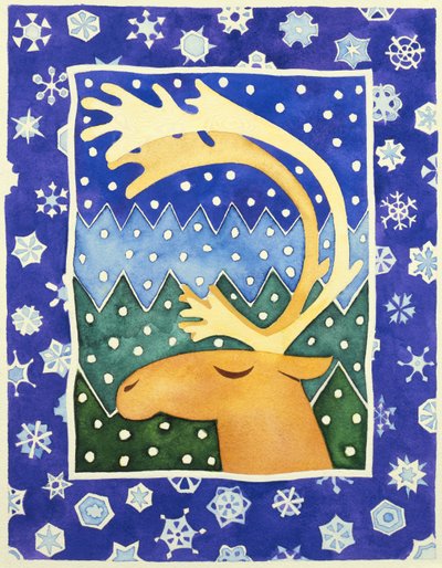 Renos y copos de nieve de Cathy Baxter