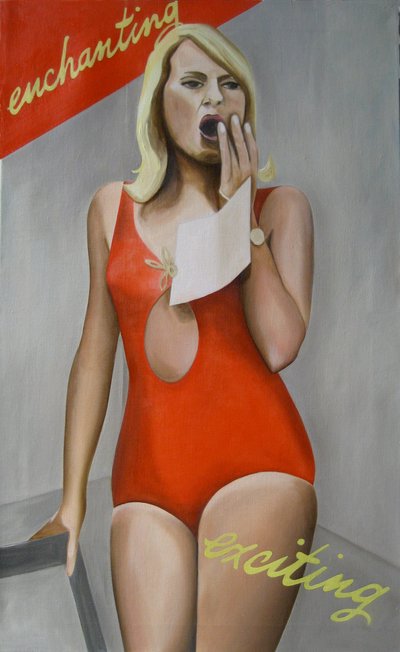 Enchanting, Exciting, 2007 (óleo sobre lino) de Cathy Lomax