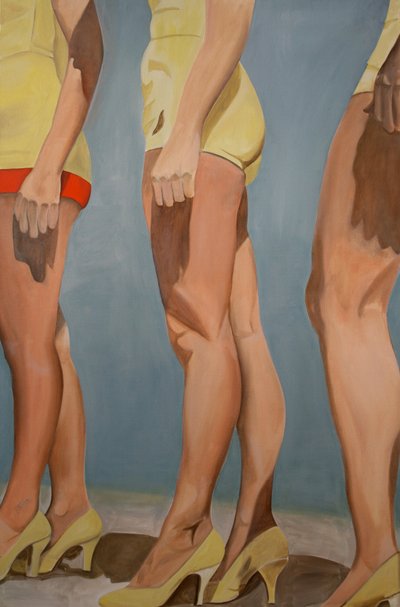 Piernas, 2007 (óleo sobre lienzo) de Cathy Lomax