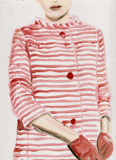 Stars in Stripes (MF), 2015 (óleo sobre papel) de Cathy Lomax
