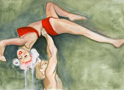 The Inevitable End of a Love Goddess (Jayne 4), 2008 (óleo sobre lienzo) de Cathy Lomax