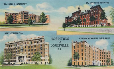 Hospitales de Louisville, KY., 1942 de Caufield and Shook