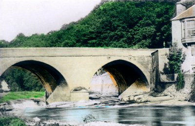 Puente sobre el río Allan, Bridge-of-Allan, Stirling, 1926 de Cavenders Ltd