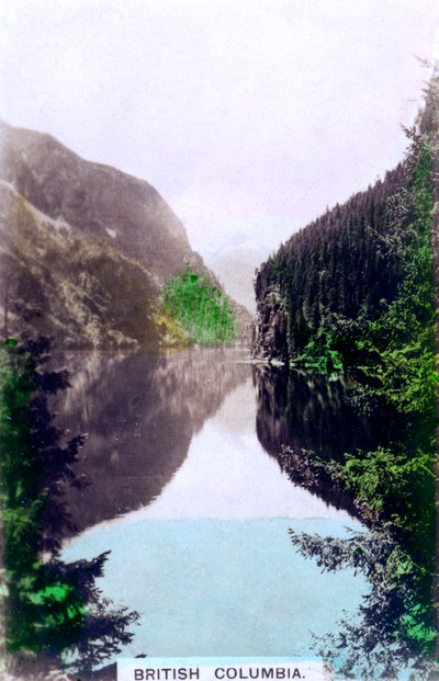 Escena costera, Columbia Británica, Canadá, c1920s de Cavenders Ltd