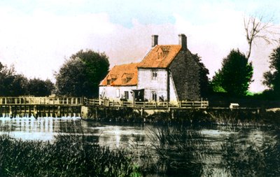 Weir de Rushey, río Támesis, 1926 de Cavenders Ltd