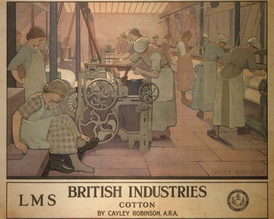 Industrias Británicas - Algodón de Cayley Robinson
