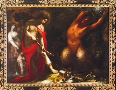 Apolo y Marsias, ca 1650, Francesco Montelatici conocido como Cecco Bravo de Cecco  Bravo