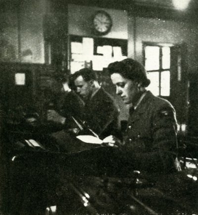 En servicio de señales, c1943 de Cecil Beaton