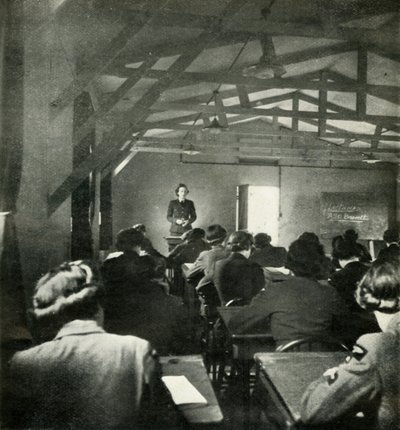 Conferencia de oficial de la W.A.A.F. de Cecil Beaton