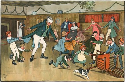 Diversión navideña de Cecil Charles Windsor Aldin