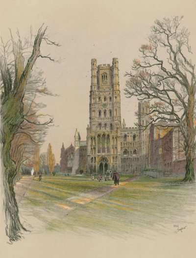 Catedral de Ely de Cecil Charles Windsor Aldin
