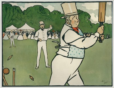 Deportes y juegos antiguos ingleses: Cricket de Cecil Charles Windsor Aldin