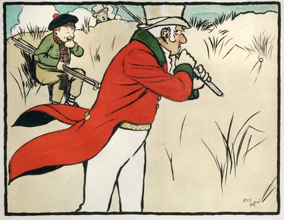 Deportes y juegos antiguos ingleses: Golf de Cecil Charles Windsor Aldin
