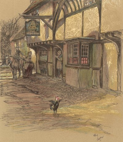 The Bell Inn, Waltham St Lawrence de Cecil Charles Windsor Aldin
