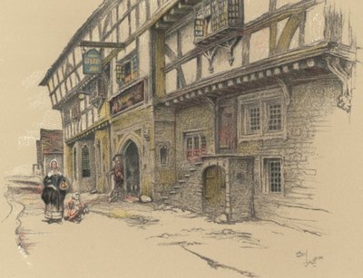 La Posada George, Norton St Philip de Cecil Charles Windsor Aldin
