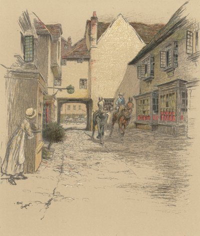 The Golden Cross, Oxford de Cecil Charles Windsor Aldin