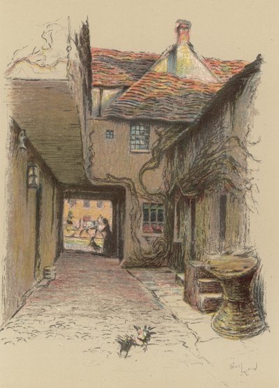 The Kings Head, Malmesbury de Cecil Charles Windsor Aldin
