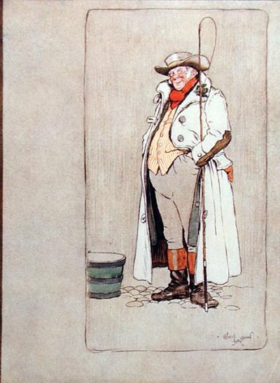 El cochero, ilustración de 