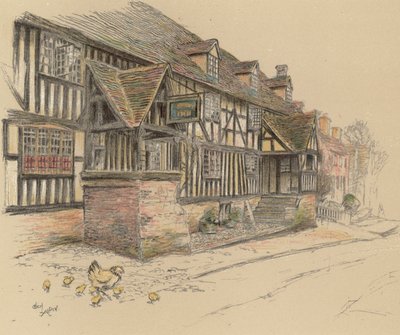 The Talbot Inn, Chaddesley Corbet de Cecil Charles Windsor Aldin