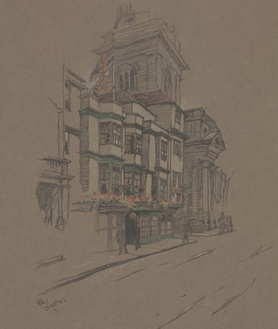 Sin título (litografía coloreada a mano) de Cecil Charles Windsor Aldin