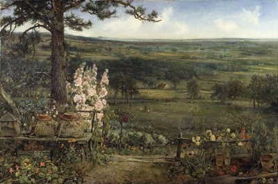 El jardín del ministro (óleo sobre lienzo) de Cecil Gordon Lawson