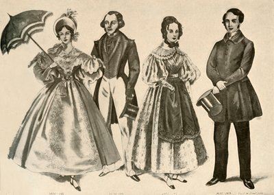 Ropa de 1824-1835, 1907, 1937 de Cecil W. Trout