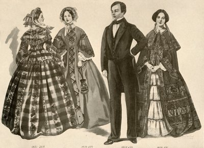 Ropa de 1850-1856, 1907, 1937 de Cecil W. Trout