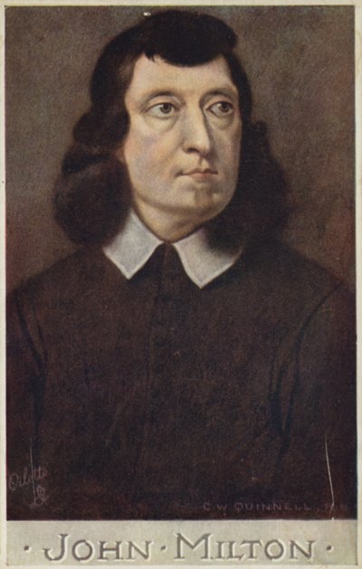 John Milton (1608-1674), poeta inglés de Cecil Watson Quinnell