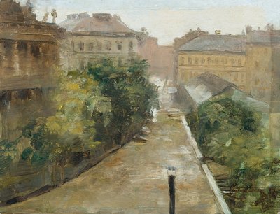 Vista del Palais Coburg desde el apartamento del artista de Cecil van Haanen