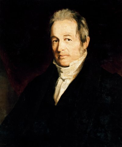 Retrato de John Galt (1779-1839), escritor escocés,pintura de Cedric Gray
