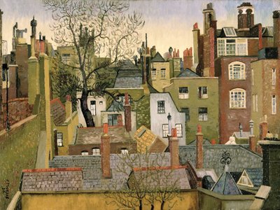 Desde una ventana en 45 Brook Street, Londres, W1 de Cedric Morris