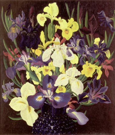 Grupo de lirios, c.1940 de Cedric Morris