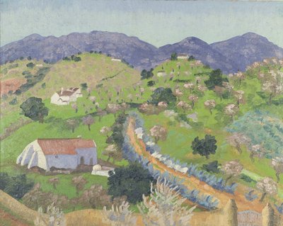 Paisaje cerca de Lago, Algarve, Portugal de Cedric Morris
