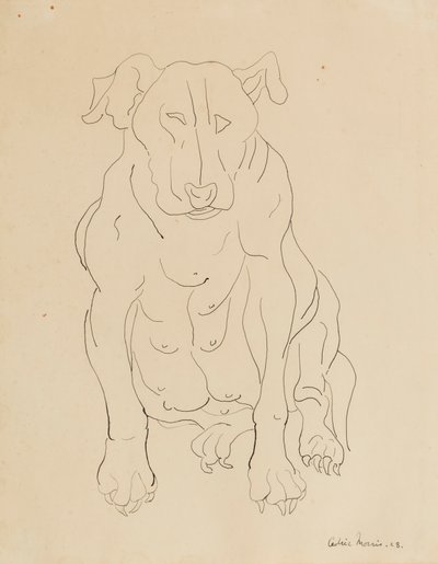 El bulldog de Nancy Morris de Cedric Morris