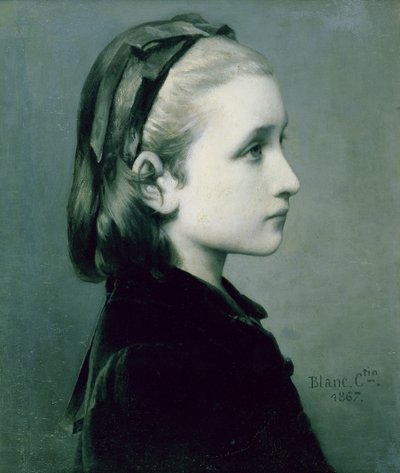 Cabeza de una Chica de Celestin Blanc