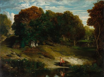 En el bosque de Celestin Francois Nanteuil