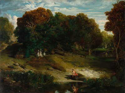 En el Bosque, 1841 de Celestin Francois Nanteuil
