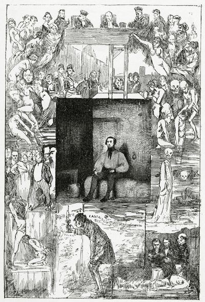 El Último Día del Convicto, Siglo XIX de Celestin Francois Nanteuil