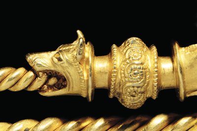 Fibula de guerrero La Tène de gran importancia, (detalle) de Celtic