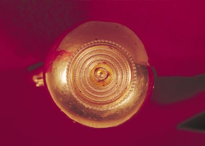 Bola final de un diadema, de la tumba de una princesa de Vix de Celtic