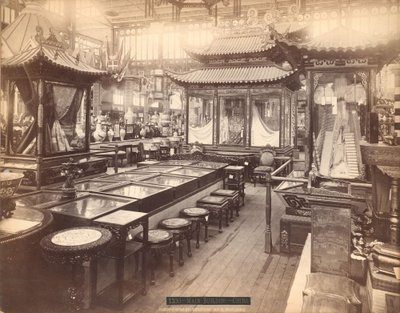 Sección china - Edificio principal, Exposición del Centenario de Filadelfia de Centennial Photographic Co.