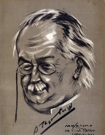 David Lloyd George (1863-1945), político británico. Caricatura de Cesare Musacchio (nacido en 1882) de Cesare Annibale Musacchio